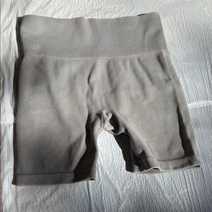 JoyLab Women's Athletic Ribbed Shorts - Gray